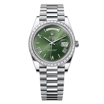 Day-Date Green Dial Diamond Bezel President (1:1)