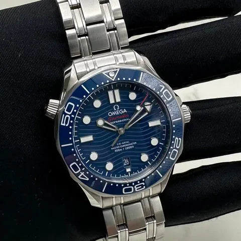 Omega Seamaster Diver 300M Blue Wave Dial