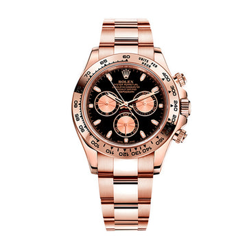 Daytona Bkpio Black 40Mm  Rose Gold